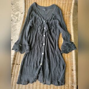 Club Z Collection Black Tunic Vacation Large Dress